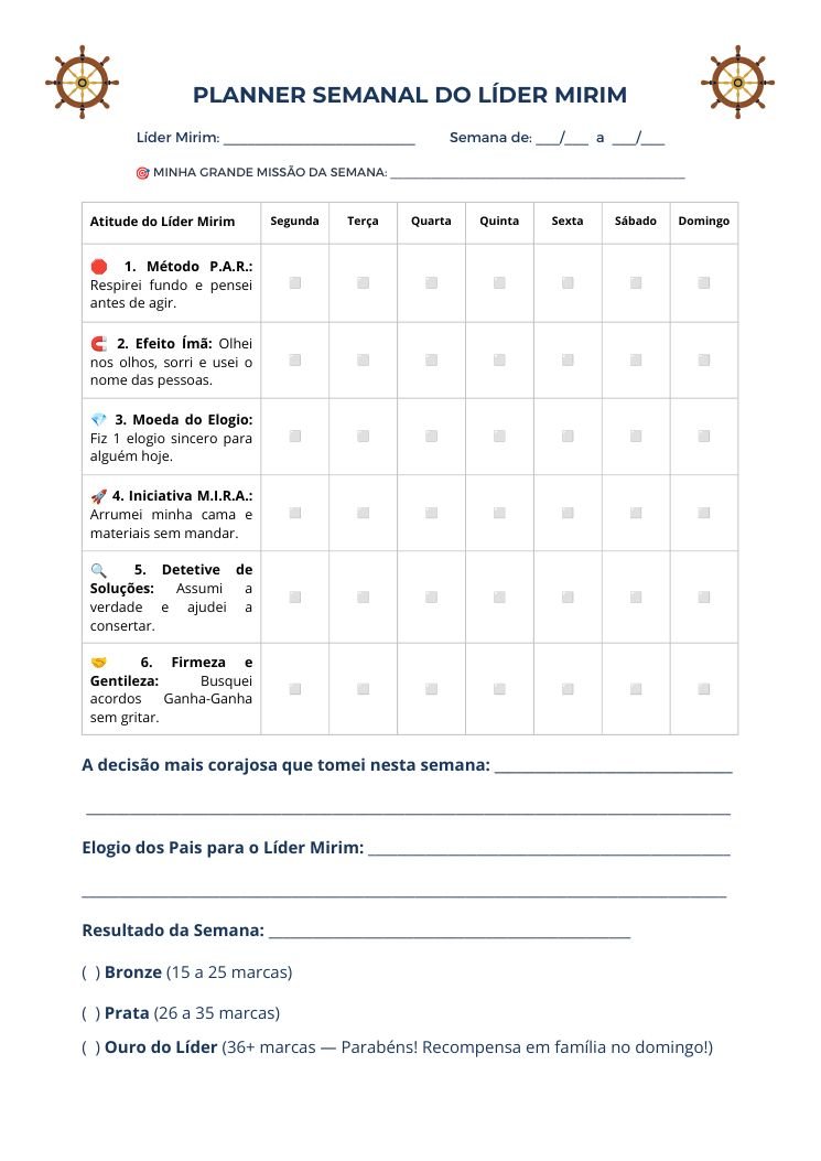 Curso Liderança infantil